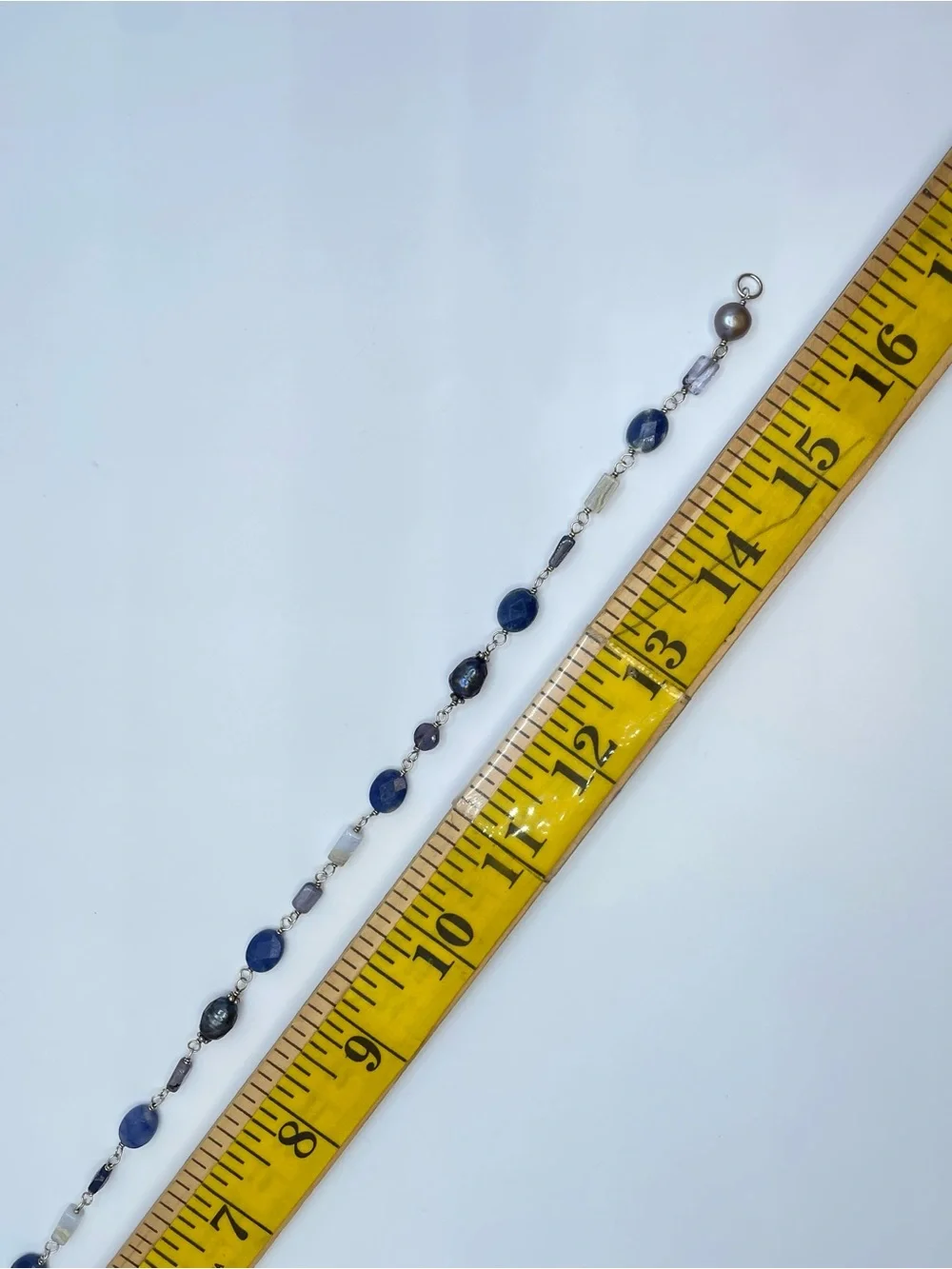 Silpada Sterling Silver Peacock Pearl Sodalite Quartz Agate Beaded Necklace